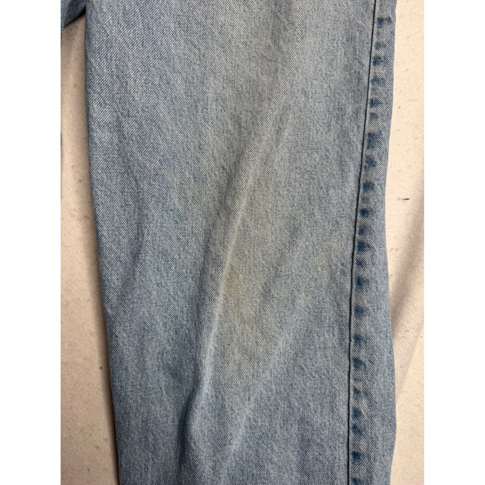 VTG Brittania Jean Co Mens Light Wash Straight Leg Denim Jeans 36x34 1B101MS - Picture 5 of 16